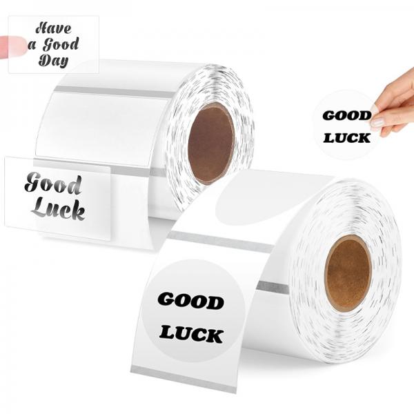 Circular Thermal Sensitive Transparent Label