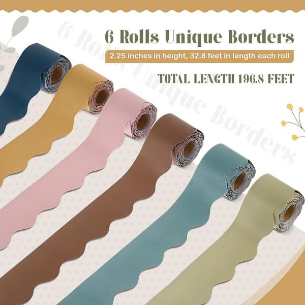 Wavy Self-adhesive Decorative Paper Card