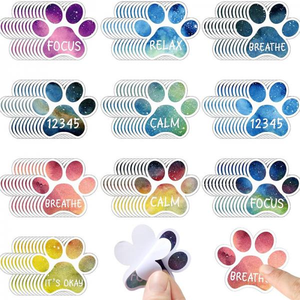 Calm Texture Frosted Label Sticker