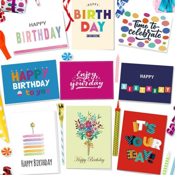 Birthday Card Sticker