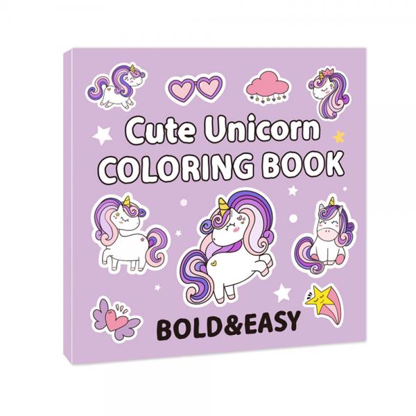 Cute Unicorn Coloring Book