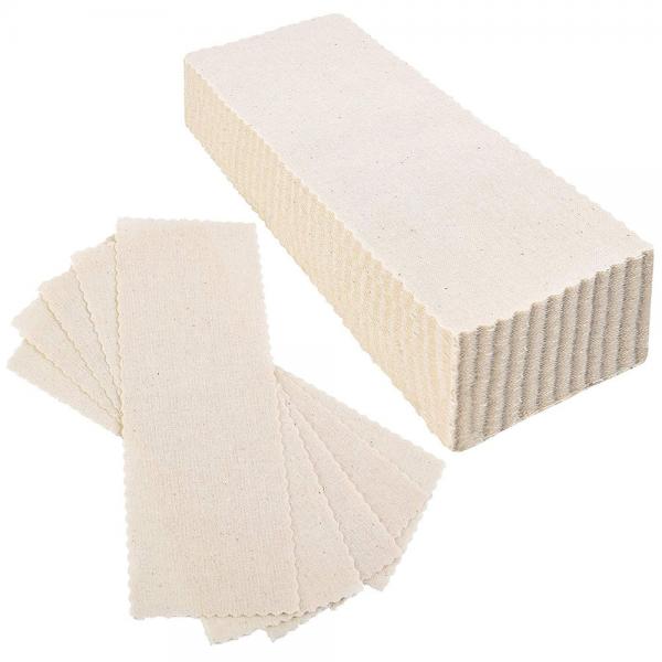 Yellow Serrated Edge Depilatory Strips