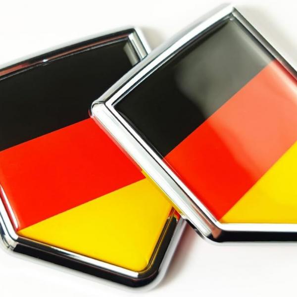 3D flag sticker