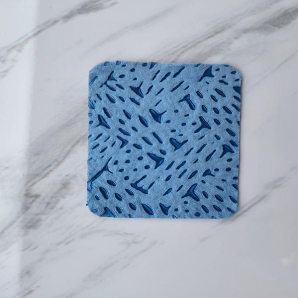 Blue Bark Pattern Wipe