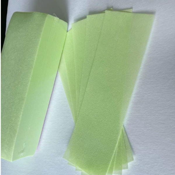 Green Wax Strip Paper